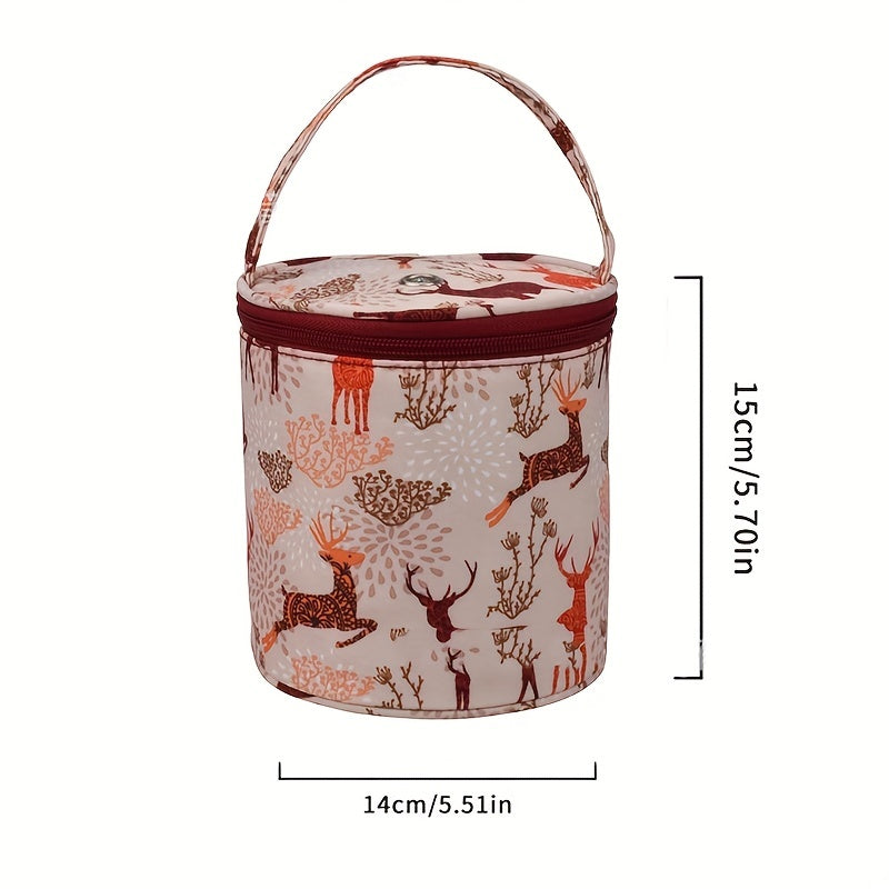 Large Capacity Knitting Bag Crochet Storage Tote Yarn Storage Bag