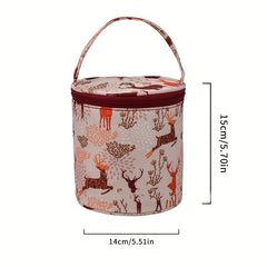 Large Capacity Knitting Bag Crochet Storage Tote Yarn Storage Bag