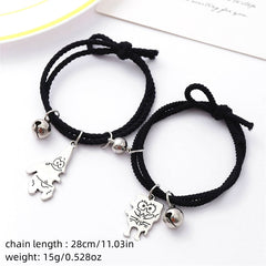 Cartoon Character Magnetic Friendship Bracelet Set