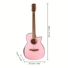 91 44 Cm Folk Guitar Single Board AB 10