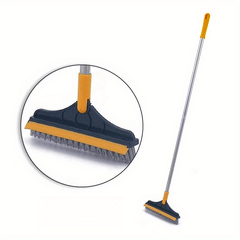 Versatile Long Handle Brush for Cleaning Bathrooms, Kitchens, Decks, Tubs, Walls