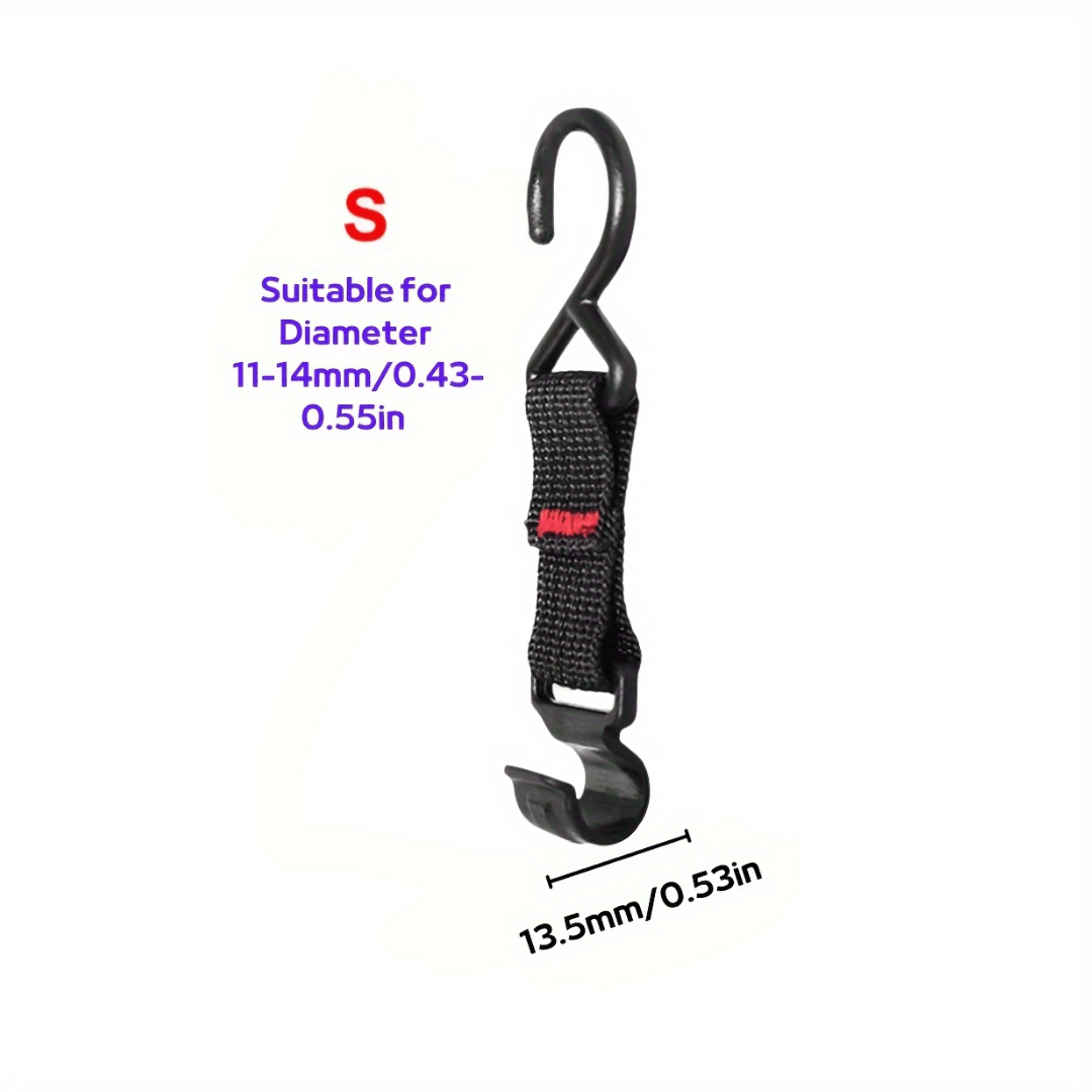 5 pcs Camping Rack Hook for Coats & Tents, High Load Capacity