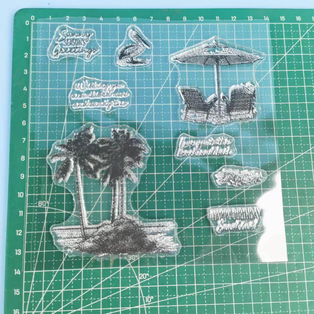 Christmas Coconut Tree Metal Cutting Dies & Stamps DIY Scrapbook Card Craft