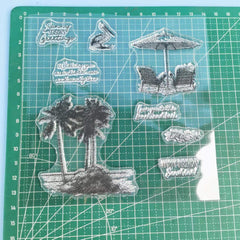 Christmas Coconut Tree Metal Cutting Dies & Stamps DIY Scrapbook Card Craft
