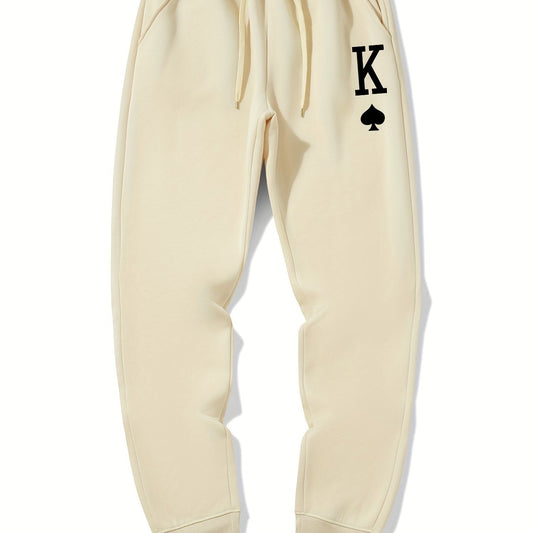 Spade K Men's Drawstring Sweatpants Loose Comfy Jogger Pants