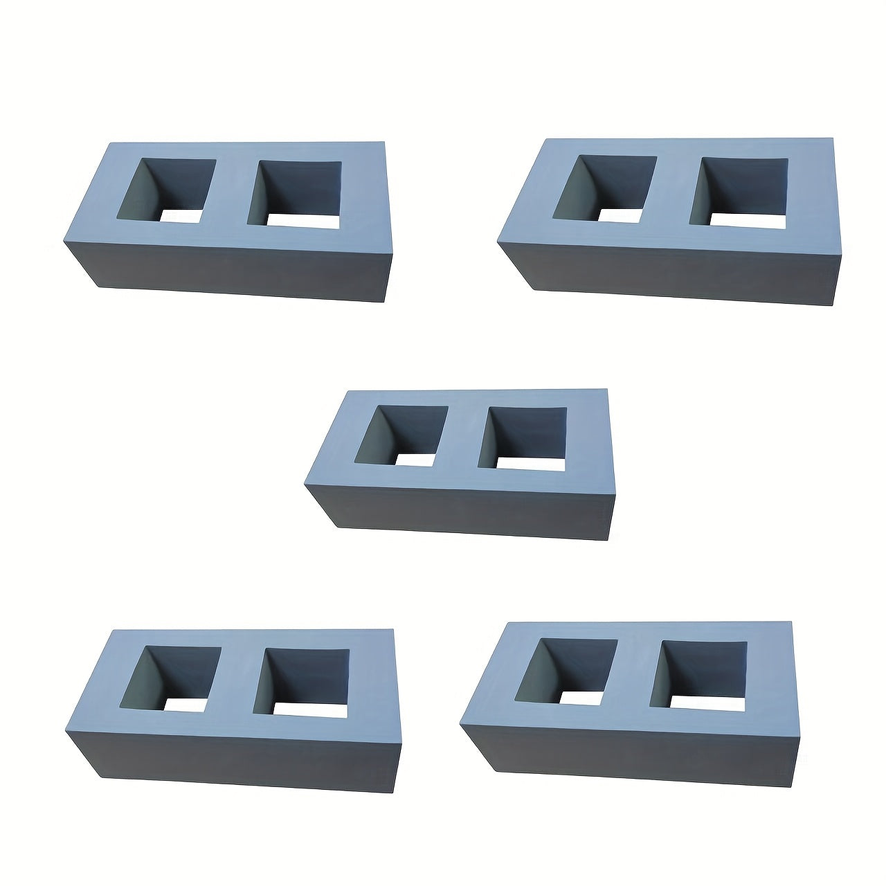 5 Pack Classic Foam Building Blocks Soft Sponge Pebbles Non Toxic Construction