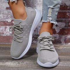 Women's Casual Flying Woven Sneakers Breathable Running Shoes