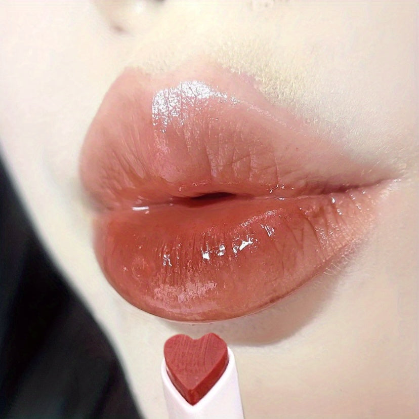 Lip Gloss Milk Tea Watermelon Lustrous Dewy Finish Plumping Moisturizing