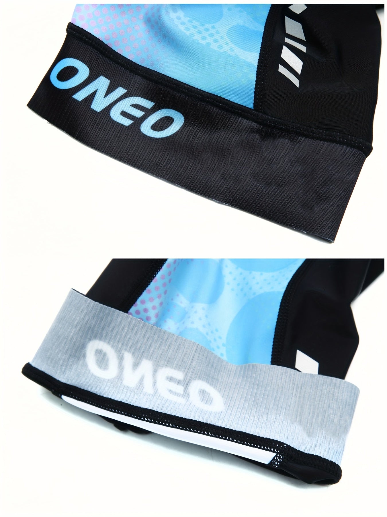 Two Tone Stitching Cycling Shorts High Stretch Outdoor Sports Shorts
