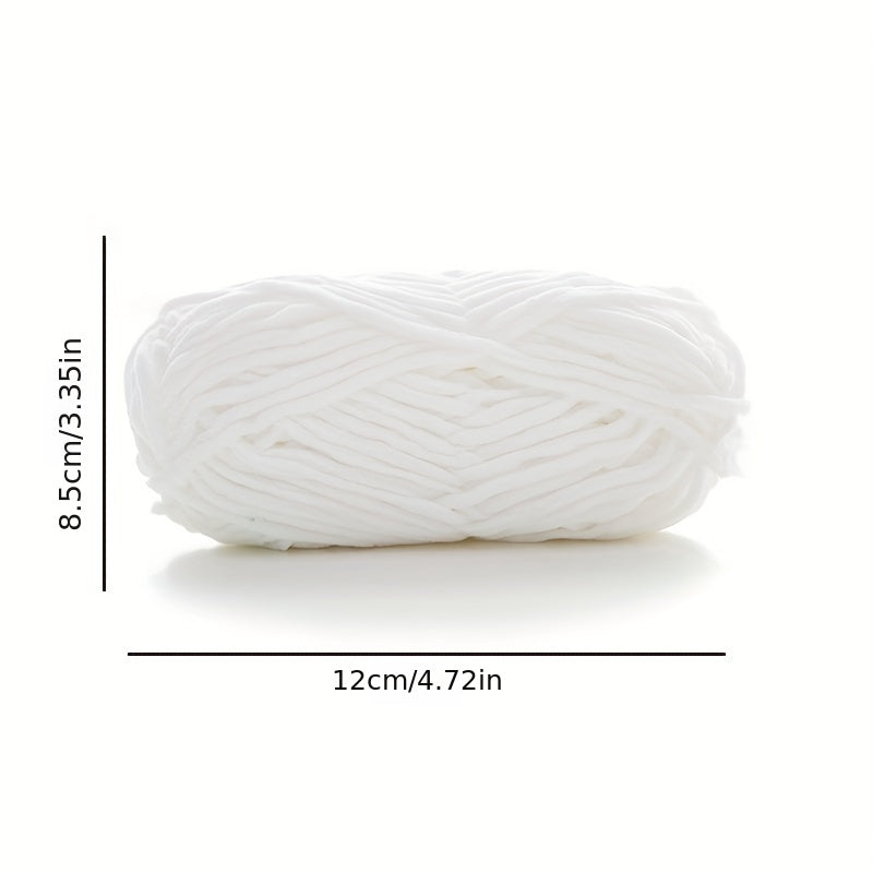 Soft Chenille Yarn for Knitting Crochet 67-97m