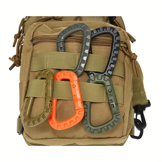 4pcs Carabiners Clips Key Chain Backpack Hanging Buckle Outdoor Camping