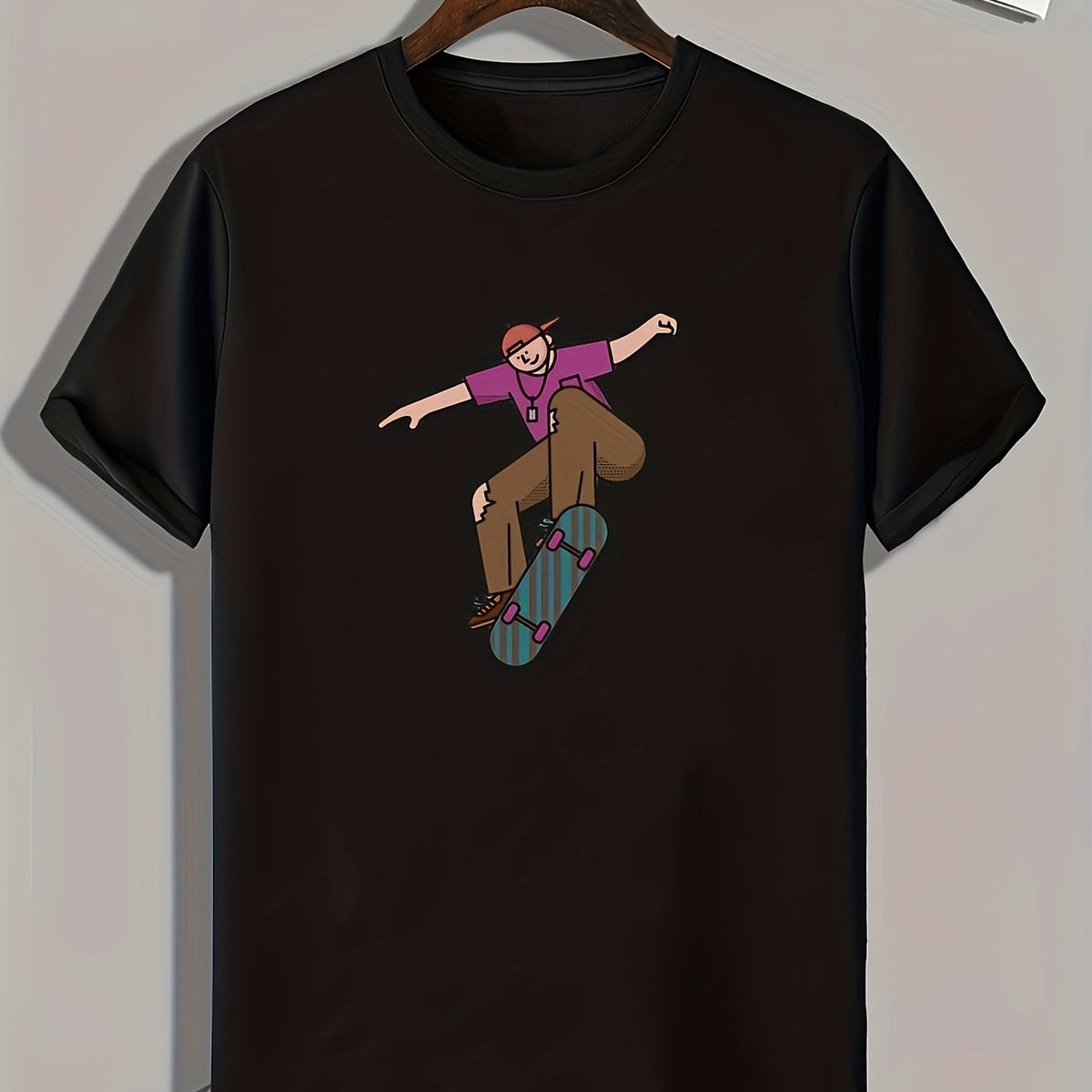 Boy Print Men's Graphic T shirt Casual Comfy Tees For Summer