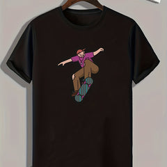 Boy Print Men's Graphic T shirt Casual Comfy Tees For Summer
