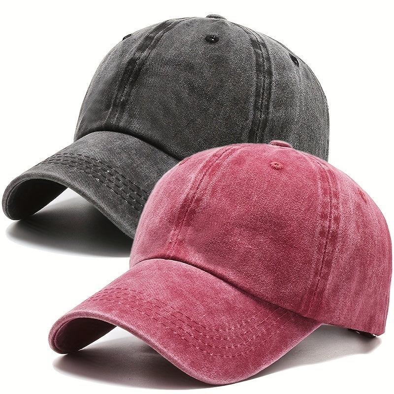 Couple Baseball Cap Vintage Distressed Dad Hats Sun Hats Men Women