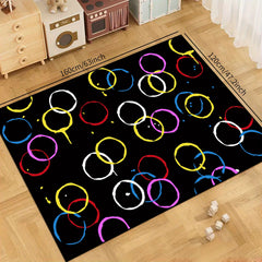 Loop Velvet Reading Area Carpet Baby Crawling Mat