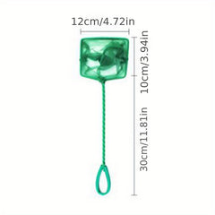 Portable Fishing Net with Long Handle for Aquariums and Ponds