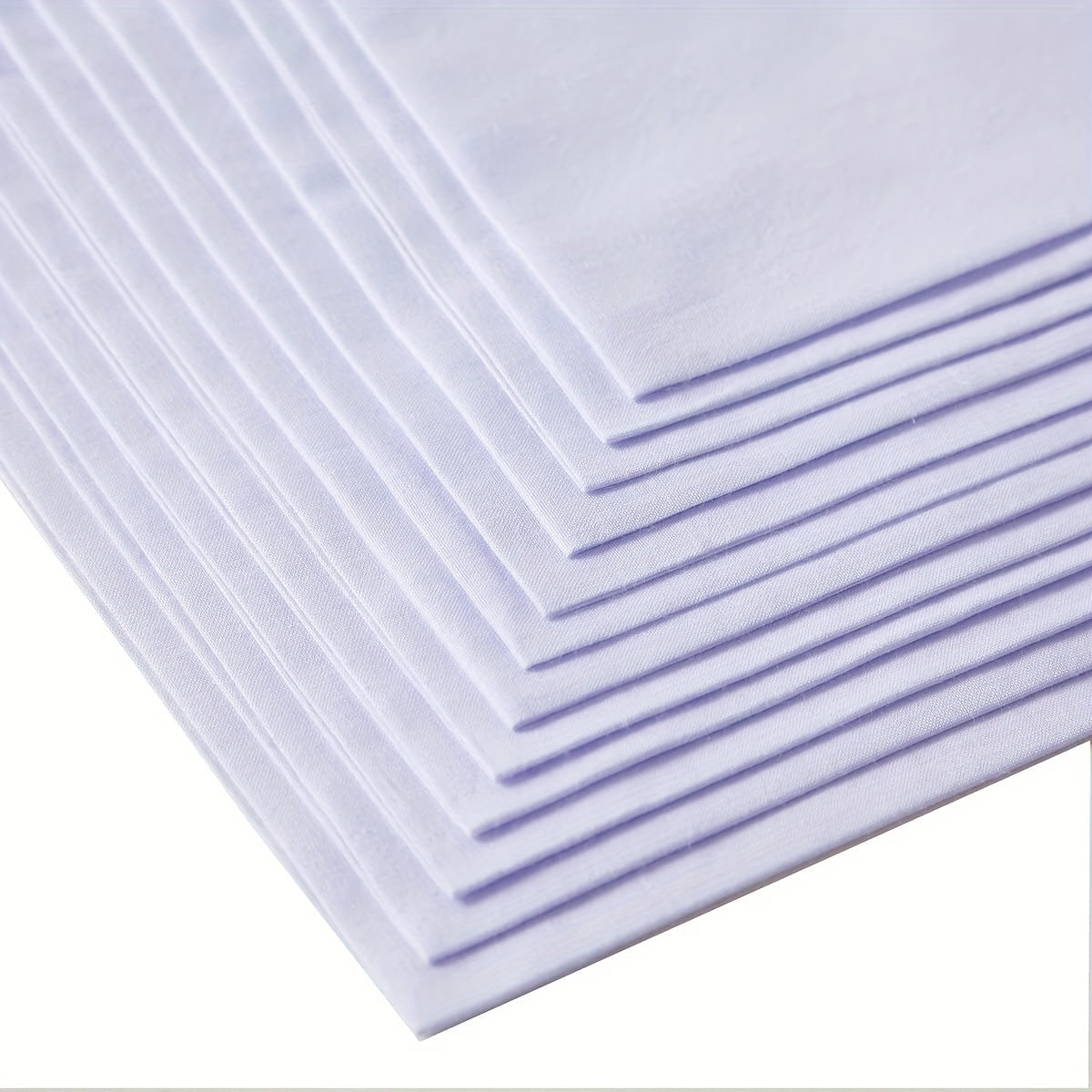 12pcs Solid Stripe Hankies Large Square Classic Handkerchief Bulk Set