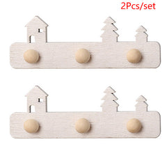 2Pcs 1 12 Dollhouse Wall Mount Rack Hanging Shelf Storage Stand Furniture Model