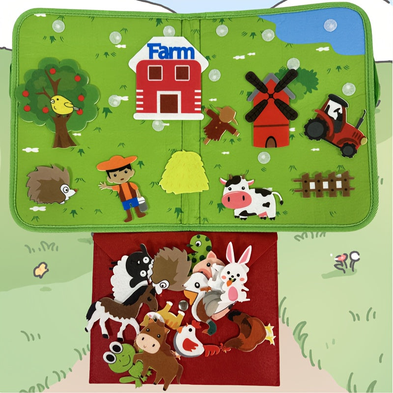 Farm Insect Animal Felt Board Set