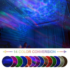 Aurora Night Light Starry Night Projector Remote Control Boys Gift