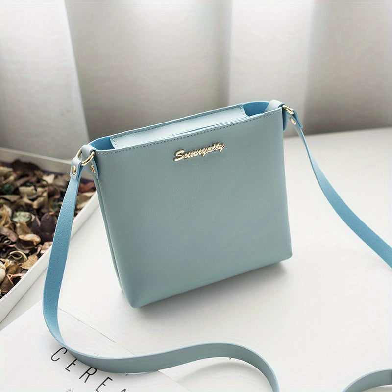 Minimalist PU Crossbody Bag Women's Handbag & Phone Purse