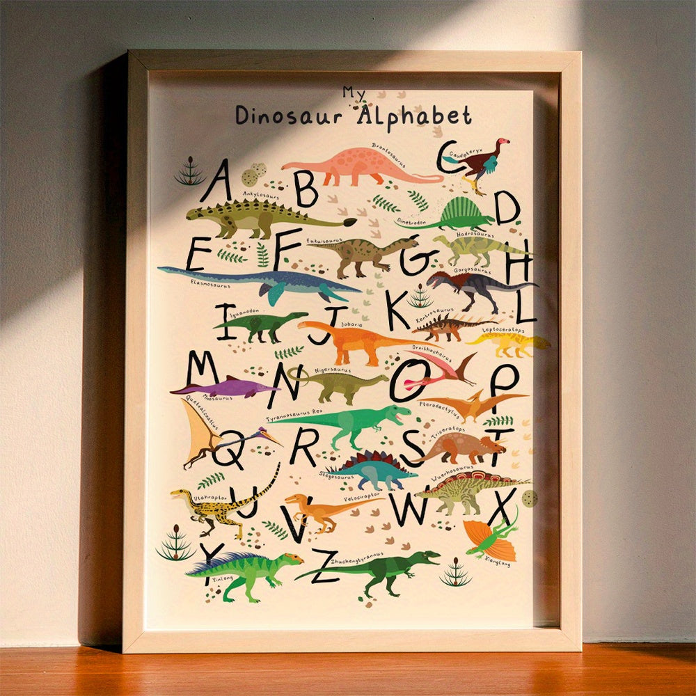 Dinosaurs Kids Education Posters A5 Home Decor