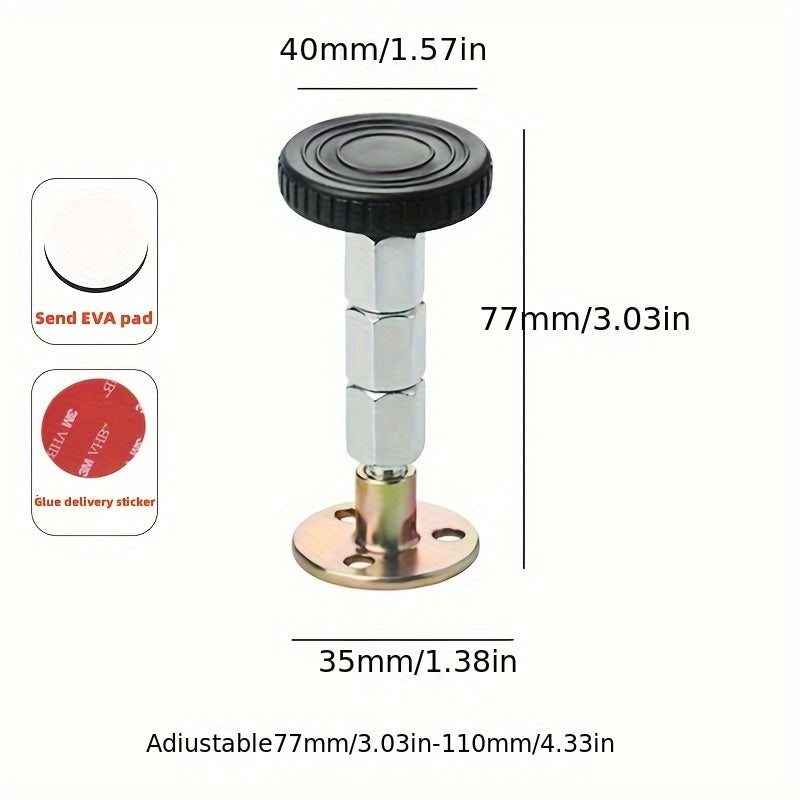 4pcs Headboard Limiters Wall & Bedside Anti-Shaking Fixators for Beds & Tables