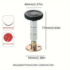 4pcs Headboard Limiters Wall & Bedside Anti-Shaking Fixators for Beds & Tables