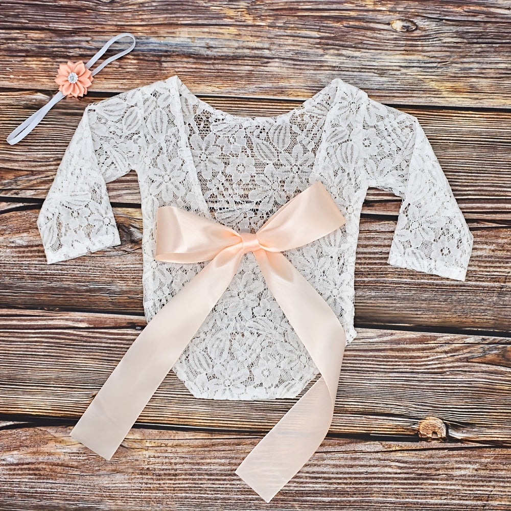 Cute 2 Piece Baby Romper Suit for Photos