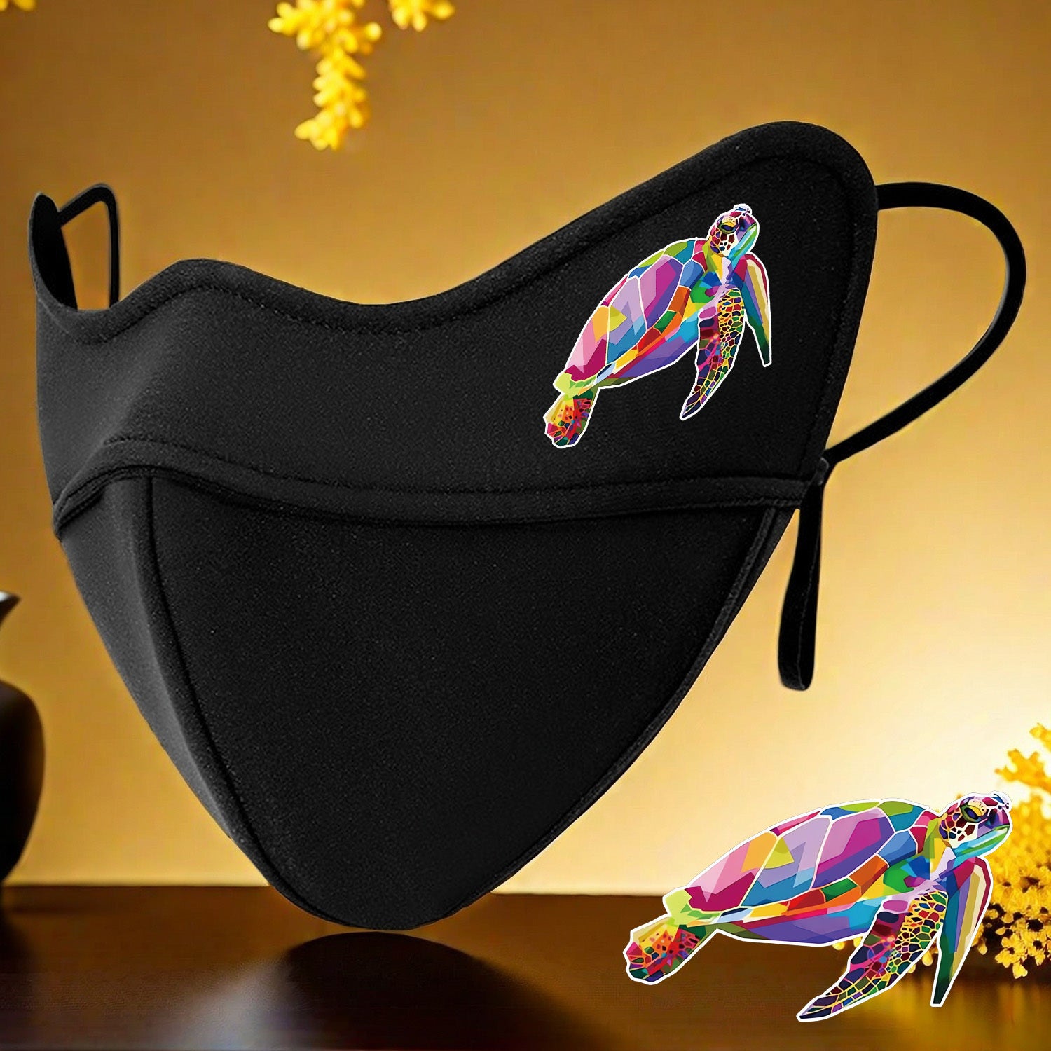 5D Turtle Pattern Warm Mask - Cold Proof & Windproof