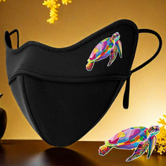5D Turtle Pattern Warm Mask - Cold Proof & Windproof