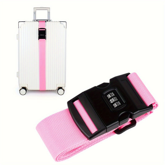 Adjustable Luggage Strap w/Combination Lock