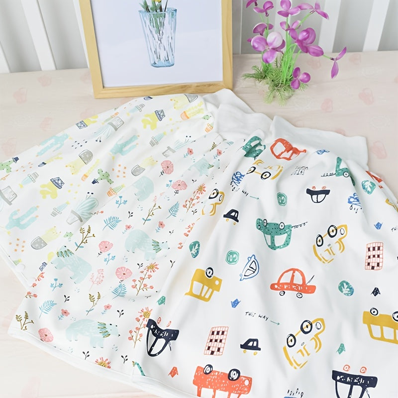 Waterproof Cloth Diaper Skirt for Boys & Girls 0-4 Years