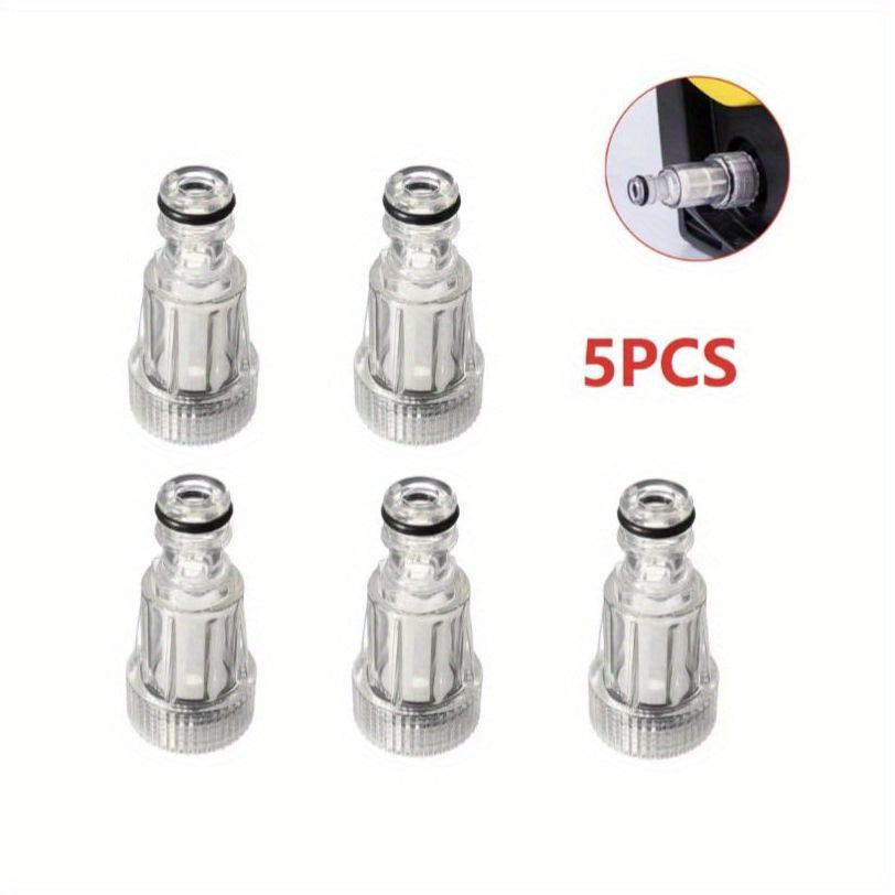 5pcs Garden Water Fast Connectors Universal Nipple Filter Pump Screen