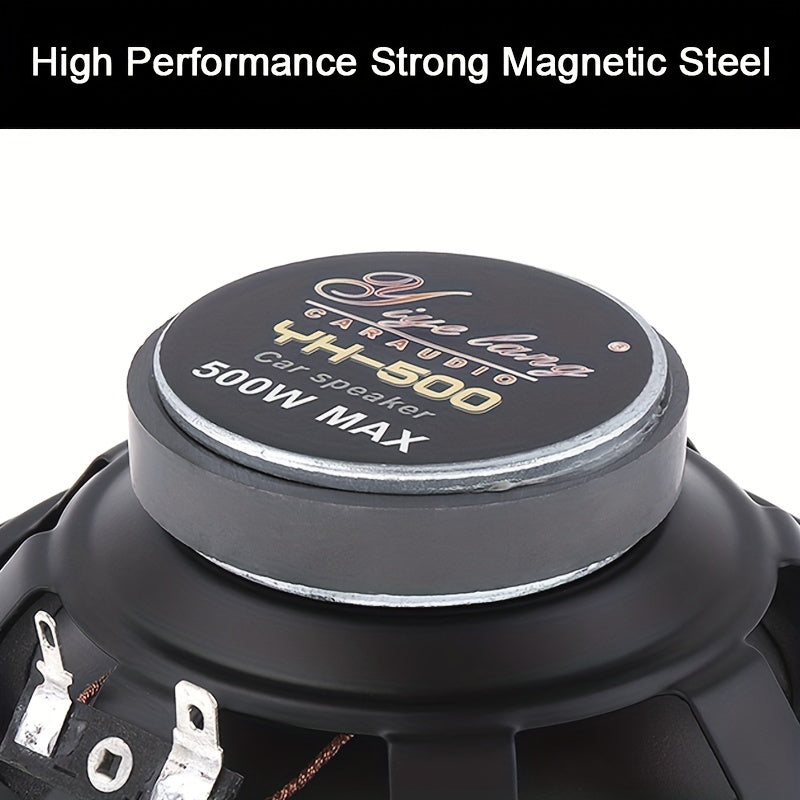 1pc 12 7 Cm 500W 2 Way Car HiFi Coaxial Full Range Frequency Speakers