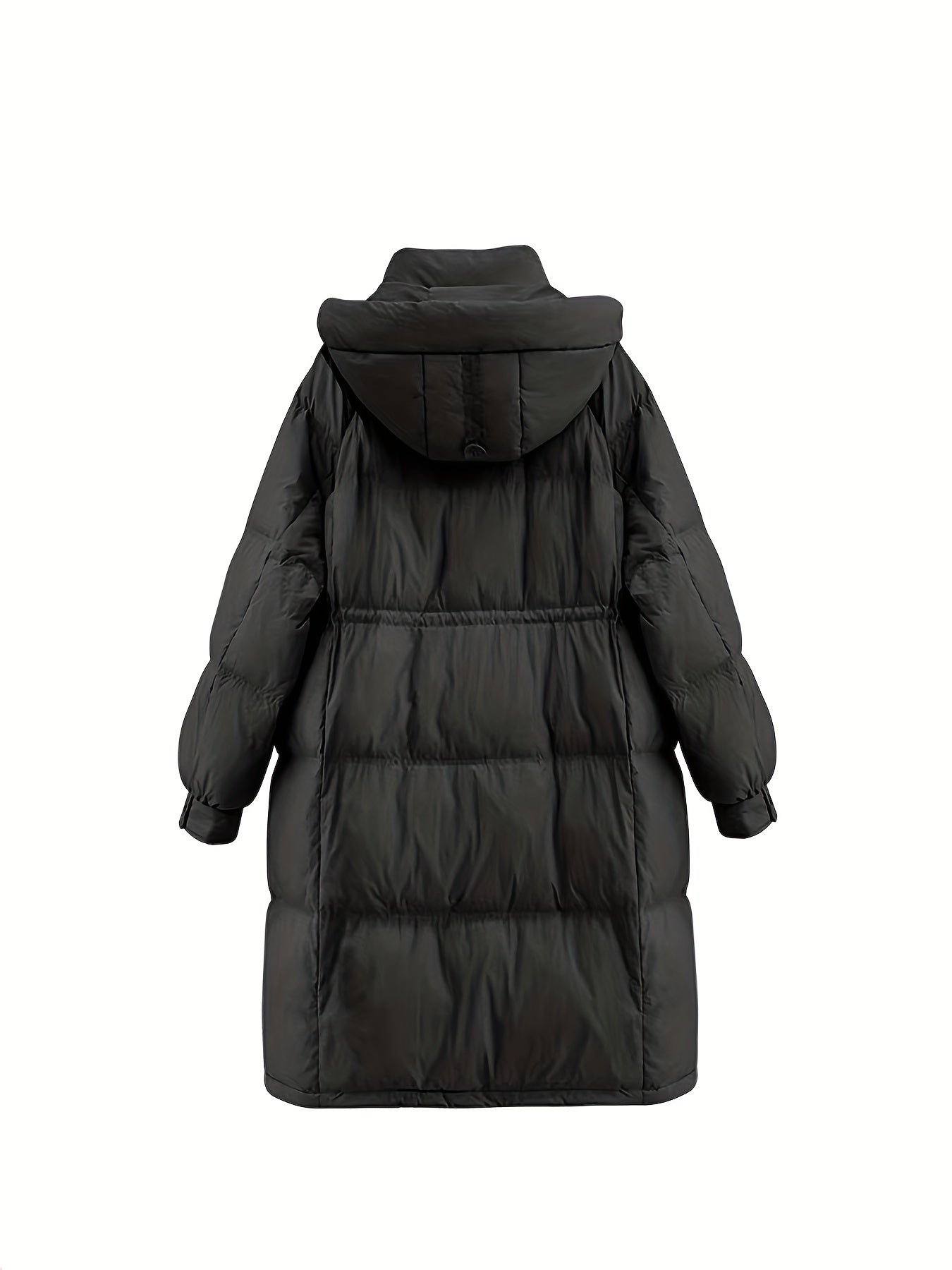 Women's Long Puffer Jacket Winter Warm Hooded Outdoor Sports