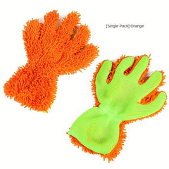 Microfiber Car Cleaning Gloves Soft Absorbent Brush for Washing Drying Cars Moto