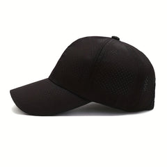 Quick Drying Baseball Cap Unisex Mesh Breathable Adjustable Sun Hat