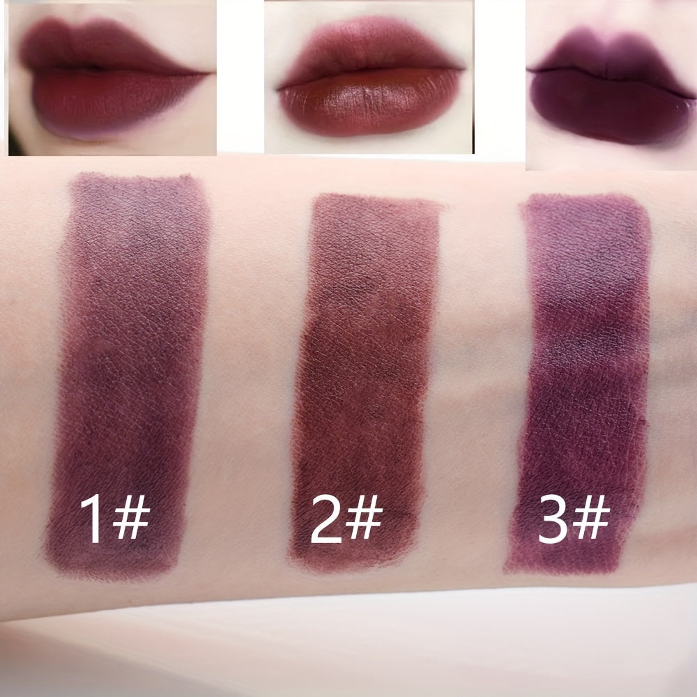 Matte Brightening Lipstick Non Fading Non Smudge Retro Red Dark Moisturizing