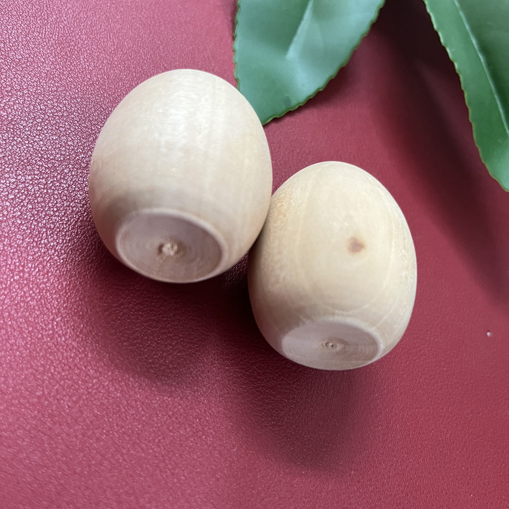 2pcs DIY Wooden Bird Egg Painting Toys