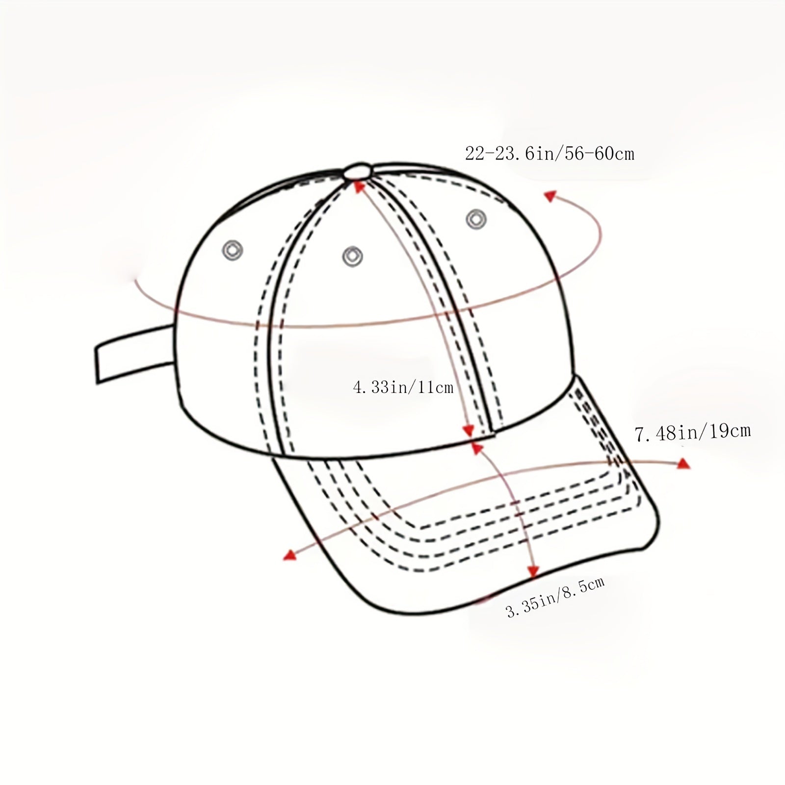 Hip Hop Letter Print Baseball Cap Couple Dad Hats Adjustable Breathable