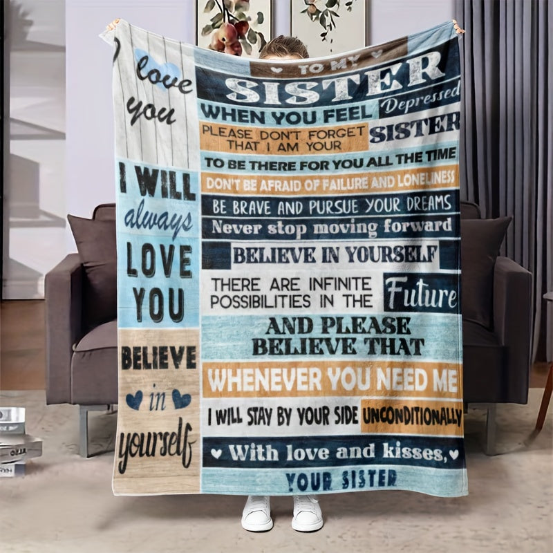 Soft Blanket For Sisters Gift For Couch Bed Sofa Office Camping