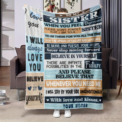 Soft Blanket For Sisters Gift For Couch Bed Sofa Office Camping