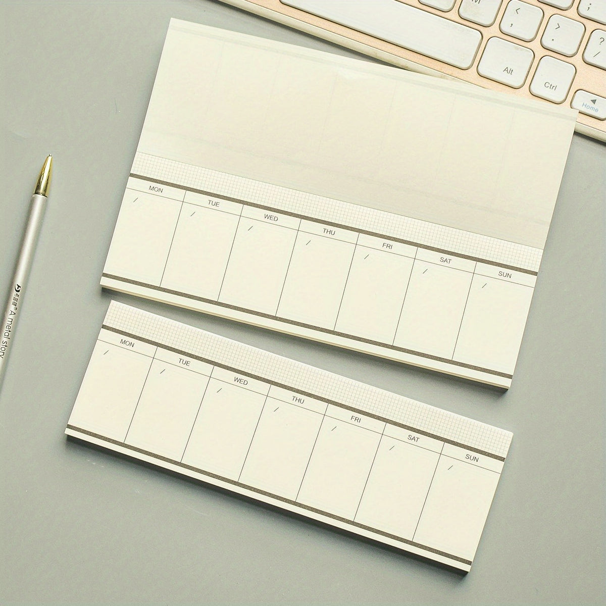 1pc 50sheets Week Plan Schedule Memo Pad Student Portable Mini Memo Pad