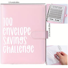 Savings Challenge Book 100 Envelopes Budget Planner with Cash Envelopes