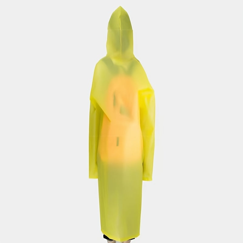 Transparent Raincoat for Outdoor Travel Eco Friendly Waterproof