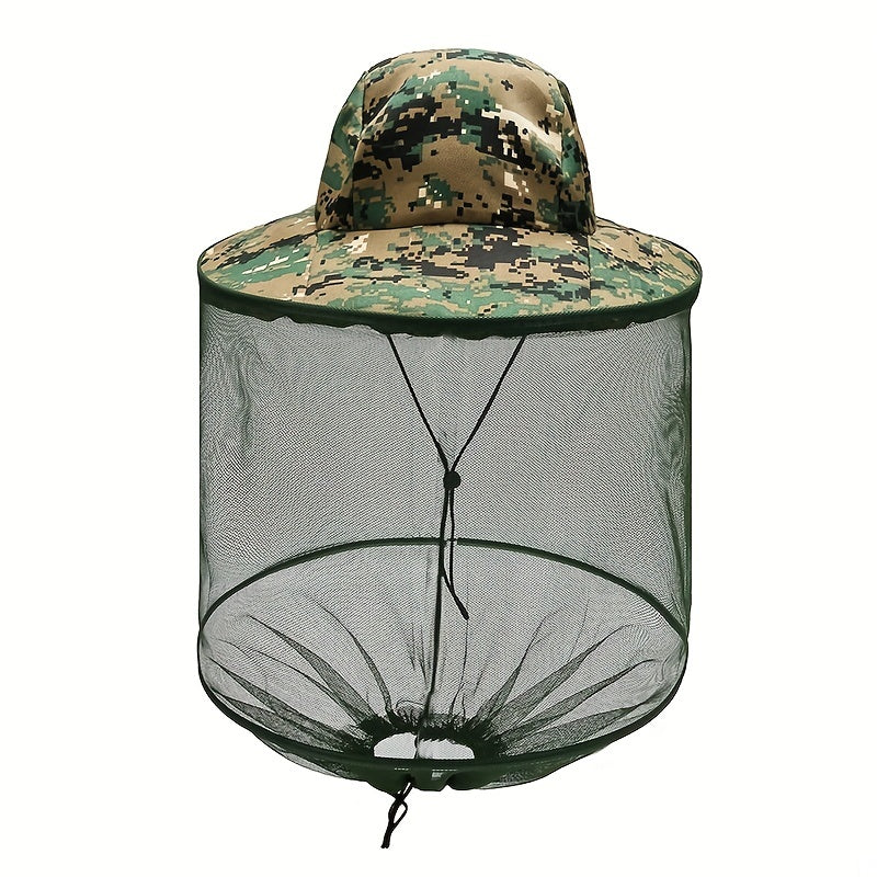 Unisex Mosquito Protection SunShade Hat for Outdoor Night Fishing