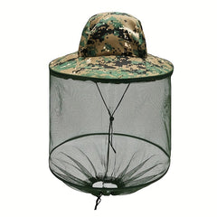 Unisex Mosquito Protection SunShade Hat for Outdoor Night Fishing