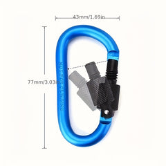 2pcs Outdoor Carabiner for Camping Hiking Picnic