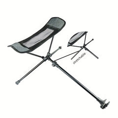Aluminum Folding Footrest Portable Recliner Lazy Camping Chair Foot Rest